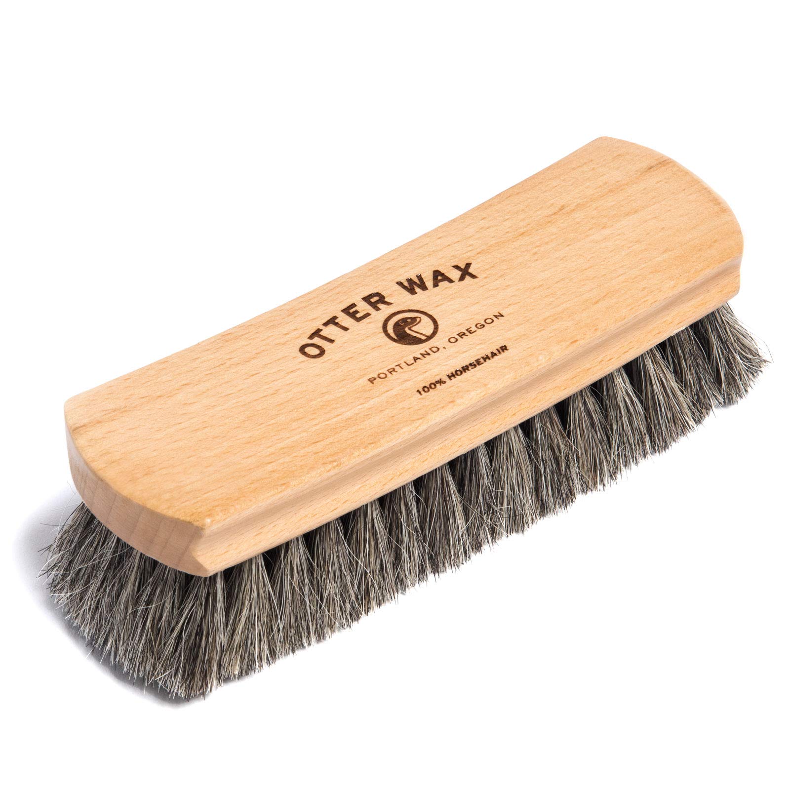 Amazon.com: Otter Wax Premium Horsehair Shoe Brush | Soft Natural